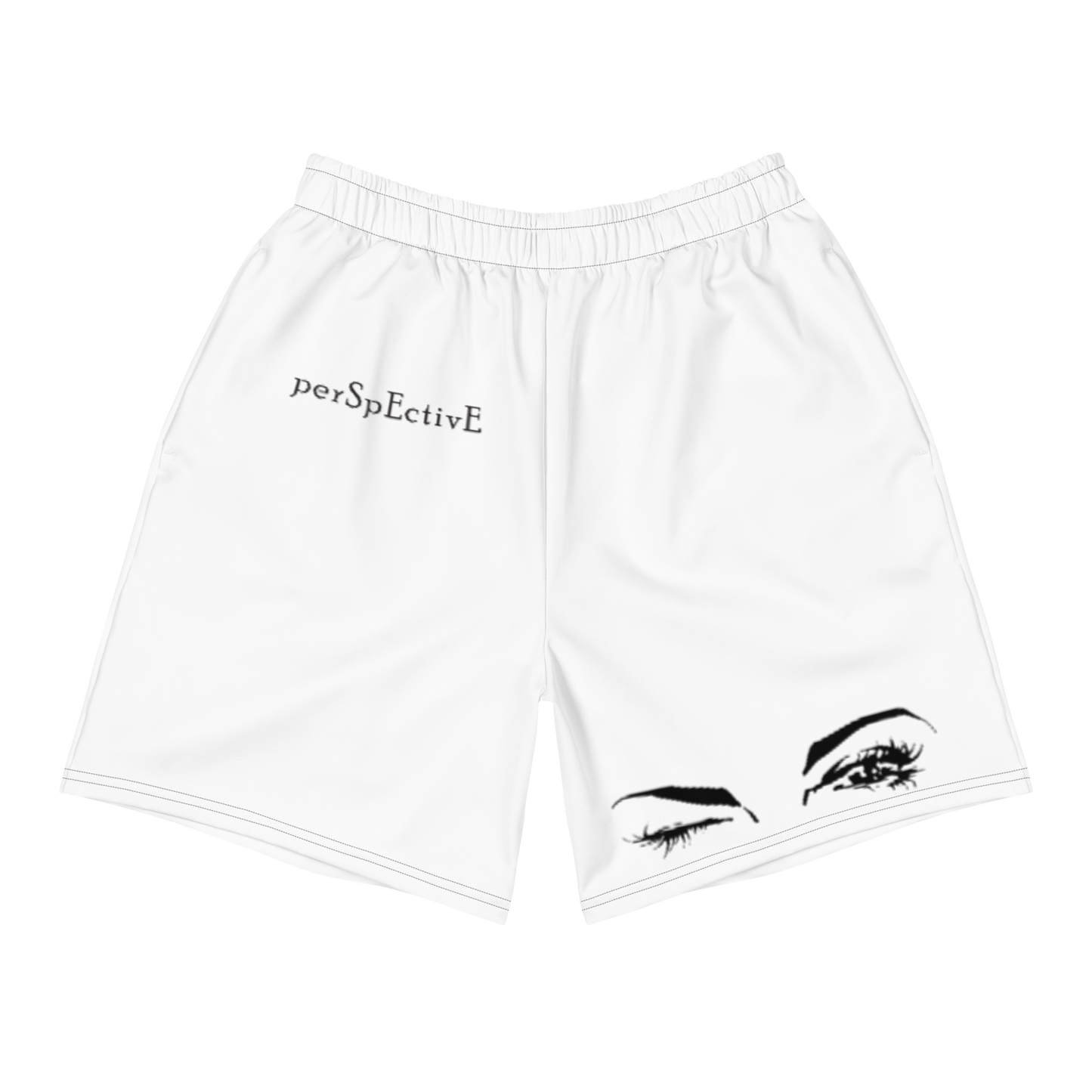 Wink Men's Athletic Shorts (White)