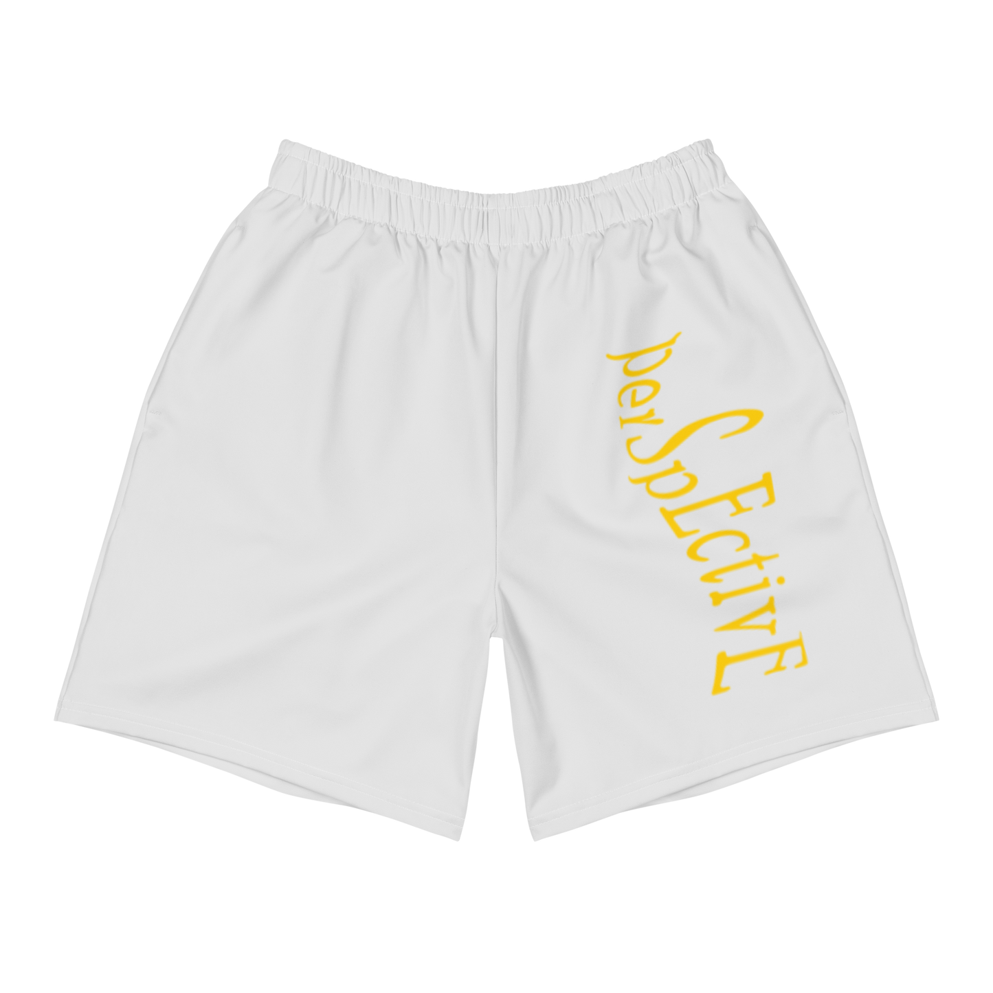 Wave Men's Athletic Shorts (White)