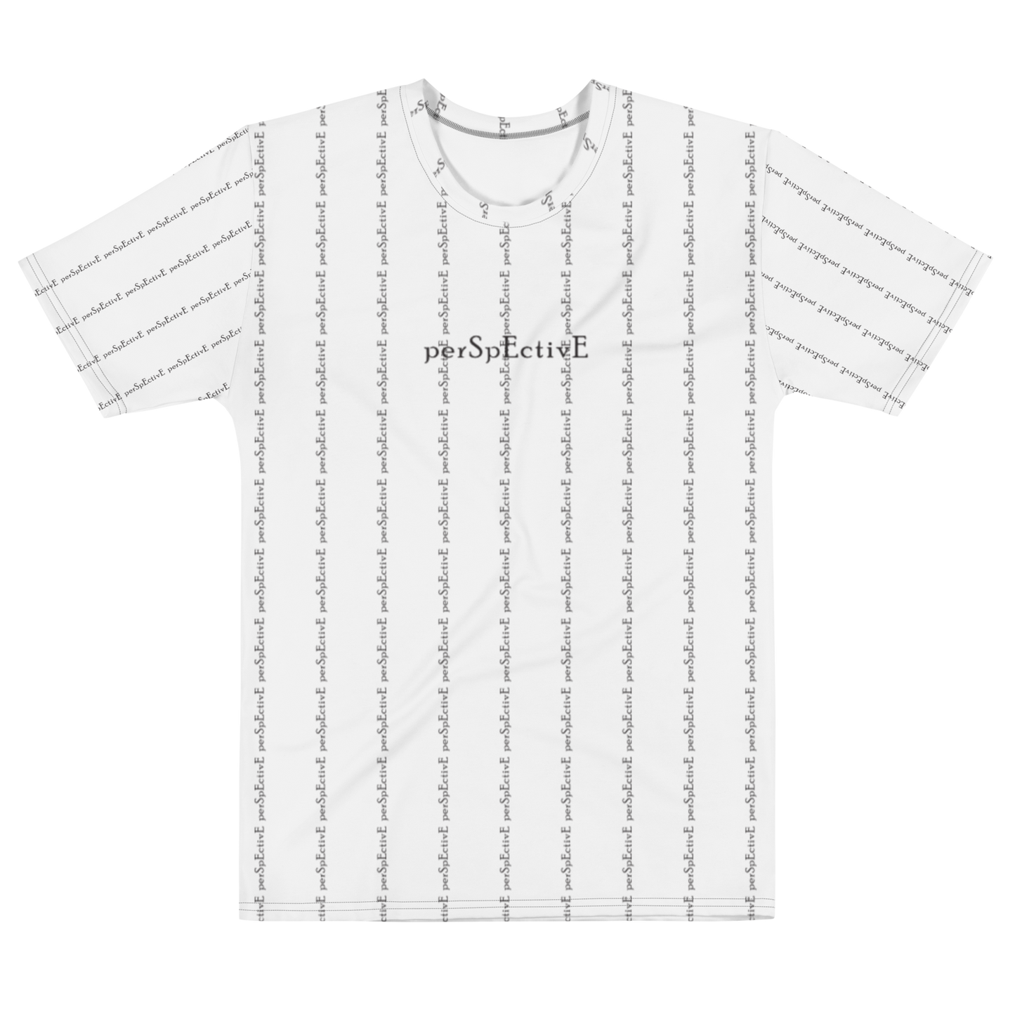 Striped Men's T-Shirt (White)