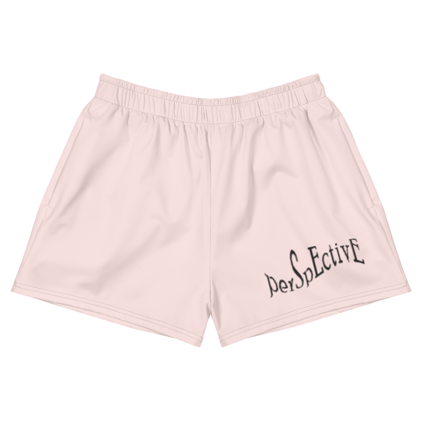Wave Women's Athletic Shorts (Pink)