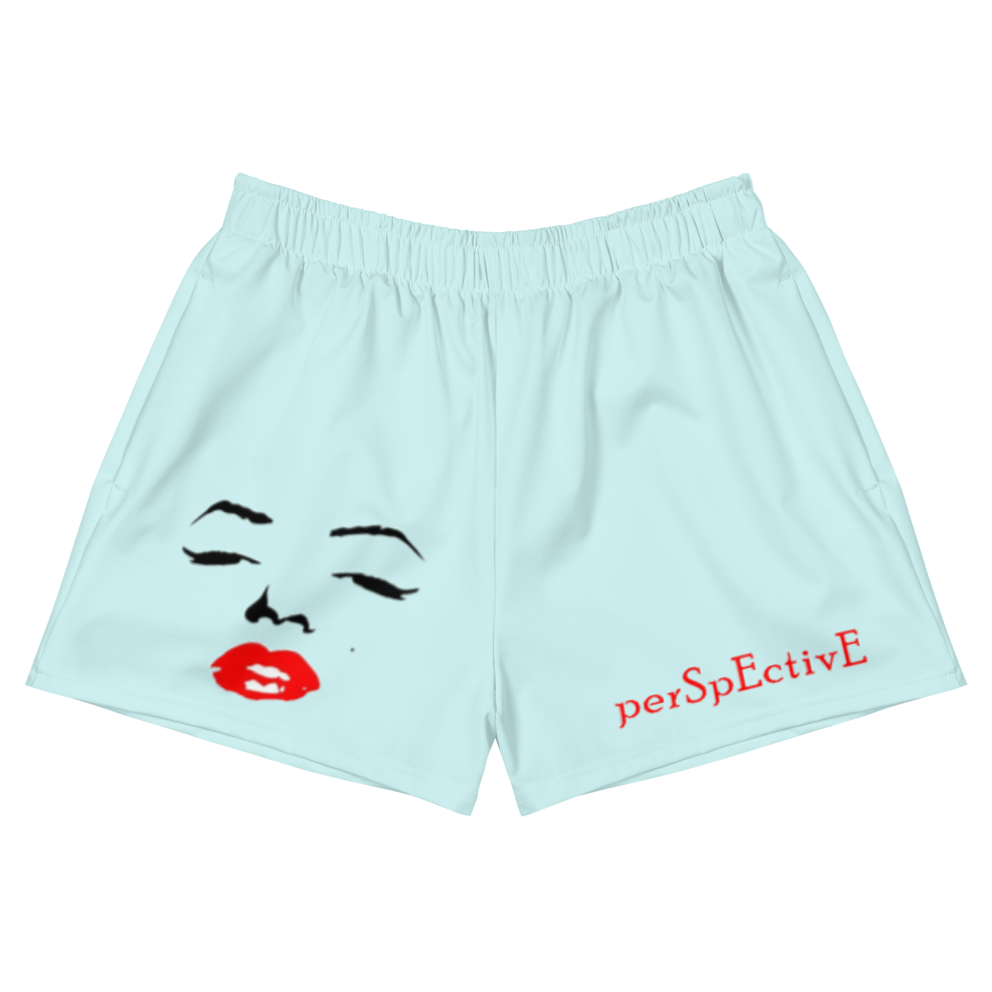 Marilyn Women's Athletic Shorts (Blue)