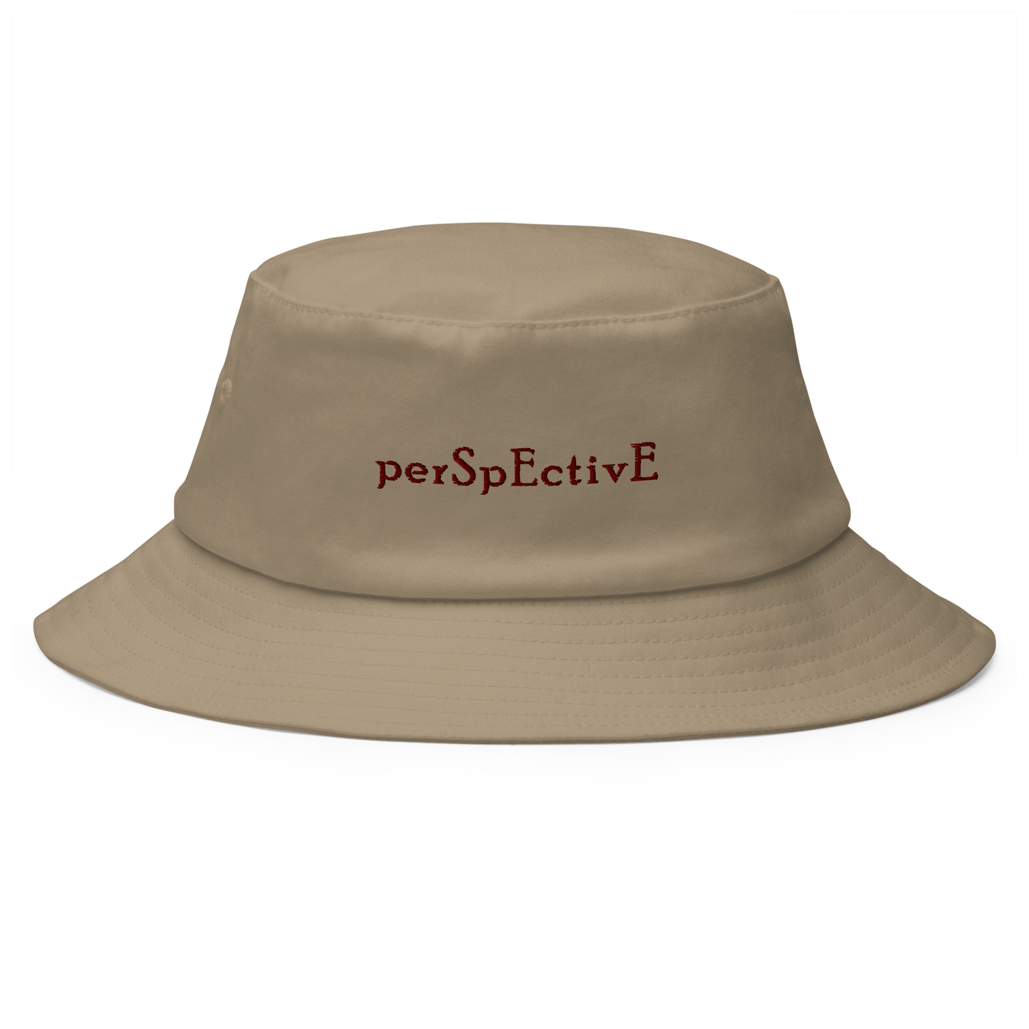 Old School Bucket Hat (Maroon Thread)