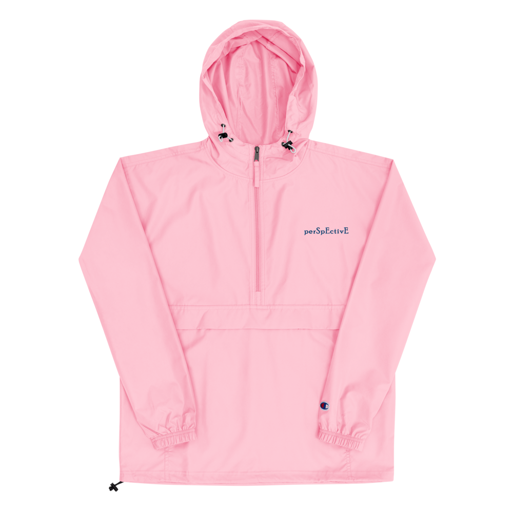 Embroidered Champion Packable Jacket (Royal Thread)