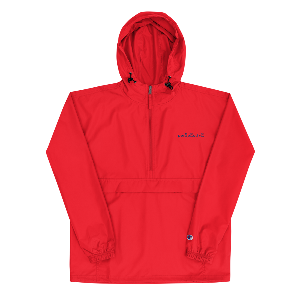 Embroidered Champion Packable Jacket (Royal Thread)