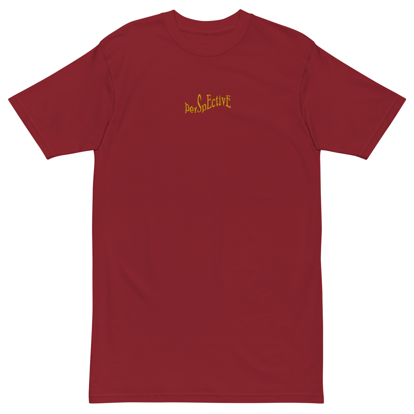 Wave Premium Embroidered Heavyweight Tee (Yellow Thread)
