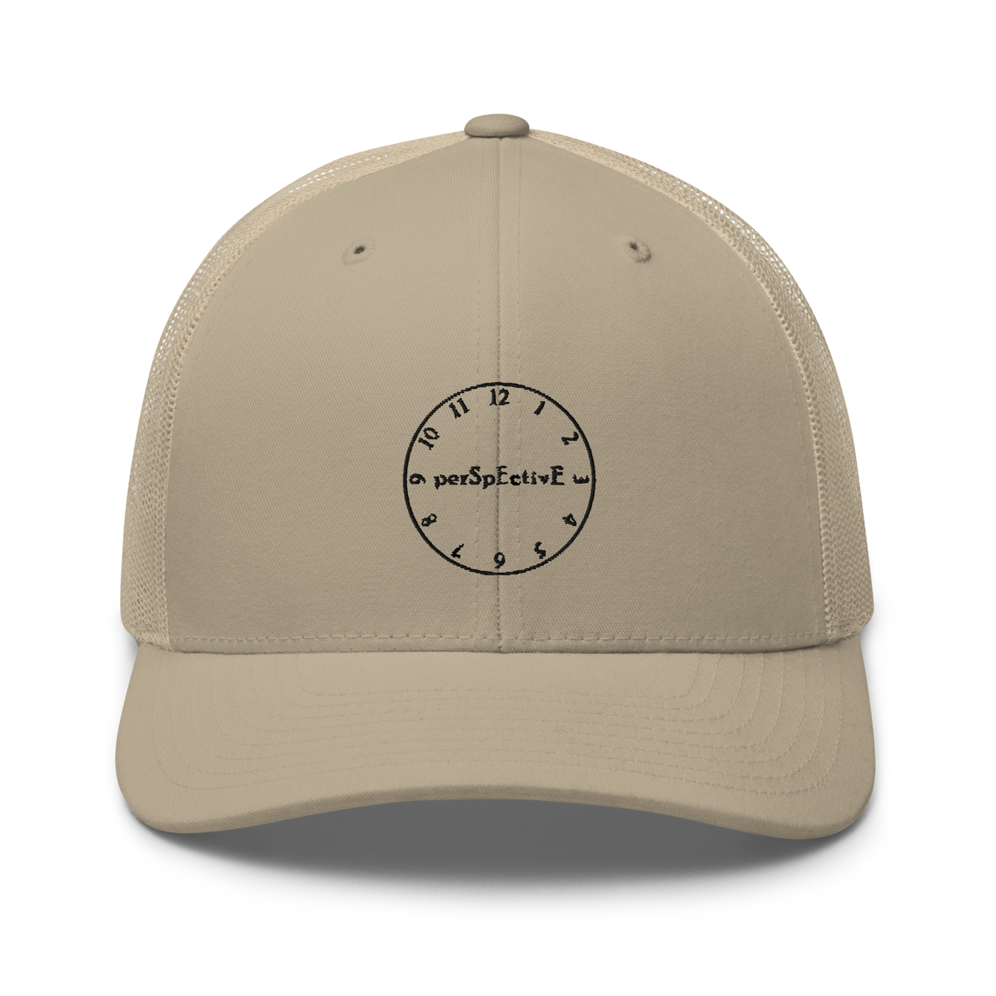 Clock Trucker Cap (Black Thread)