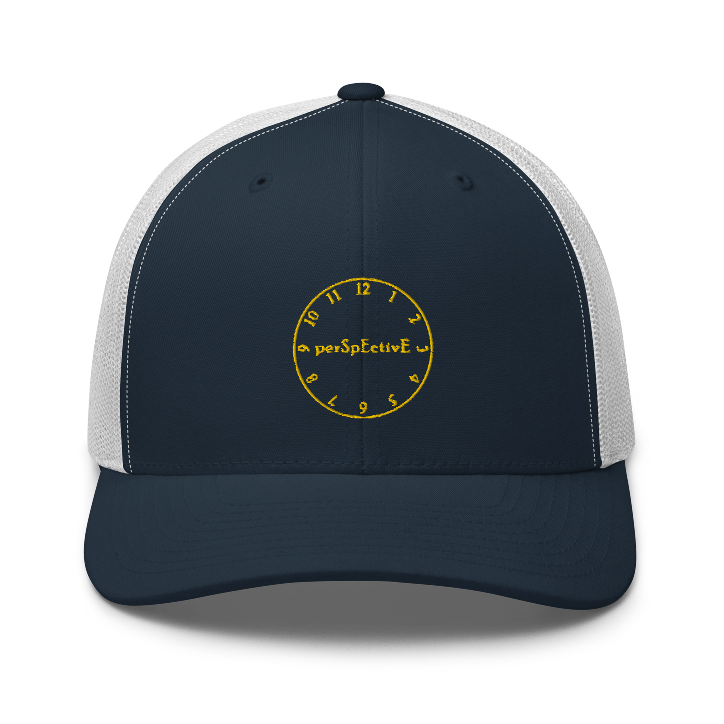 Clock Trucker Cap (Yellow Thread)