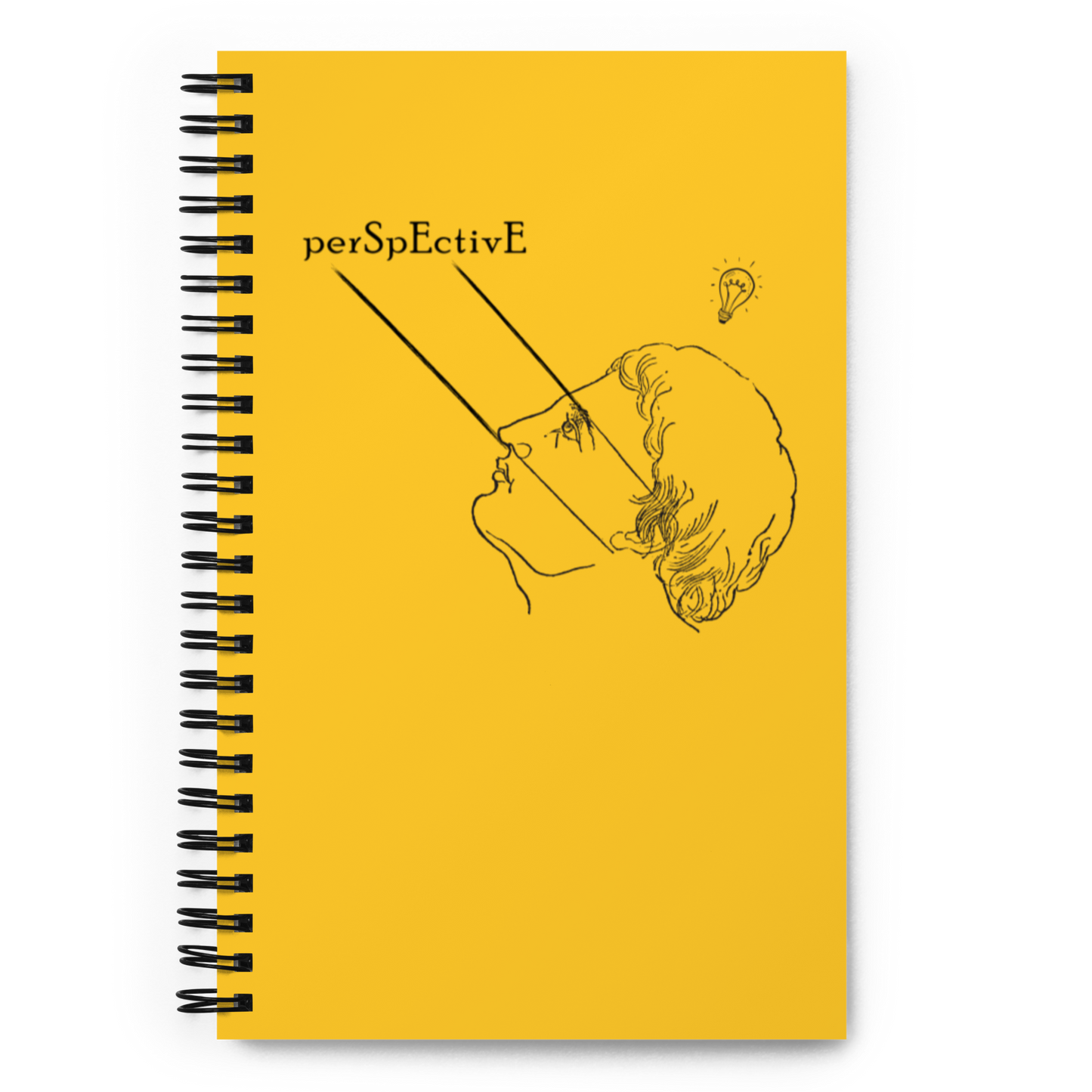 Idea Spiral Notebook (Yellow)