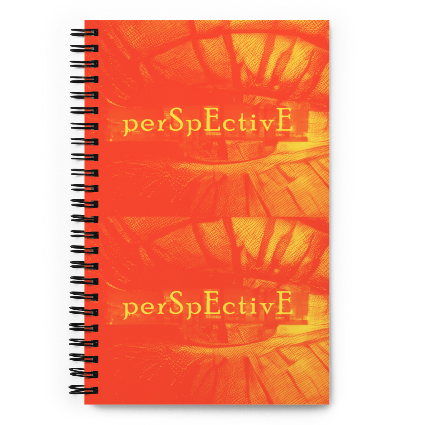 Starry Eye Spiral Notebook (Orange)