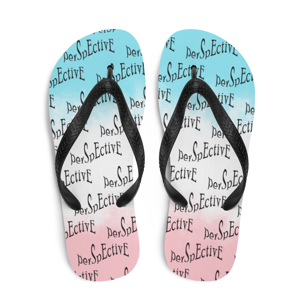 Wave Flip-Flops (Watercolor)
