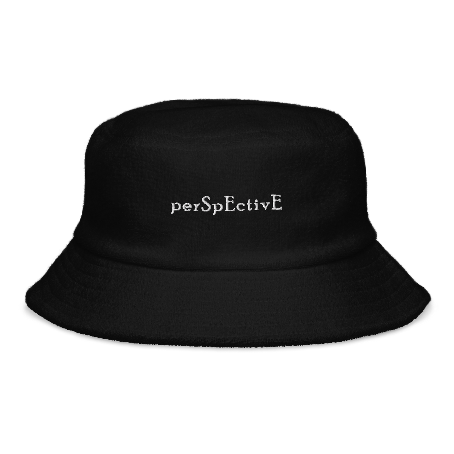 Terry Cloth Bucket Hat (White Thread)