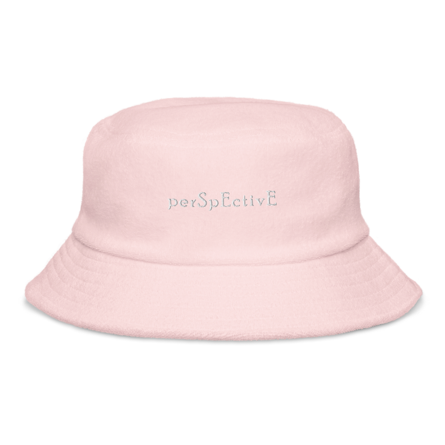 Terry Cloth Bucket Hat (White Thread)