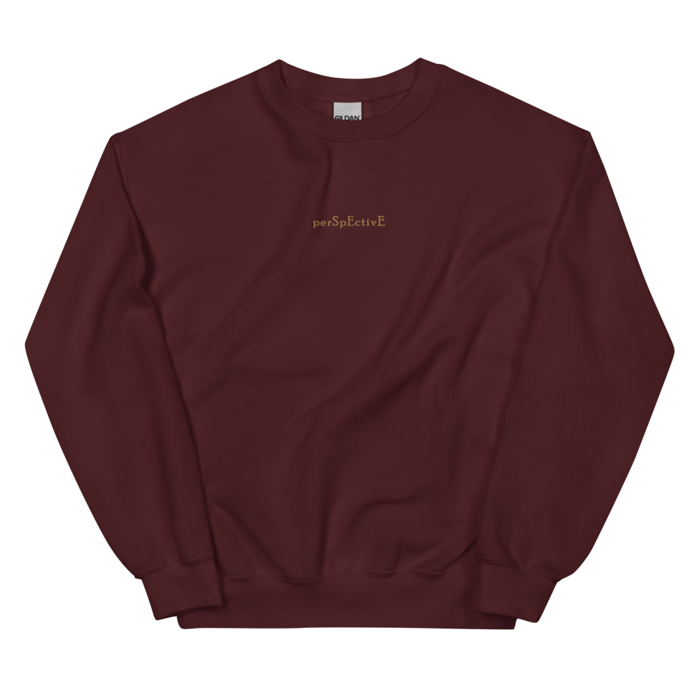 Premium Subtle Crewneck (Old Gold Thread)