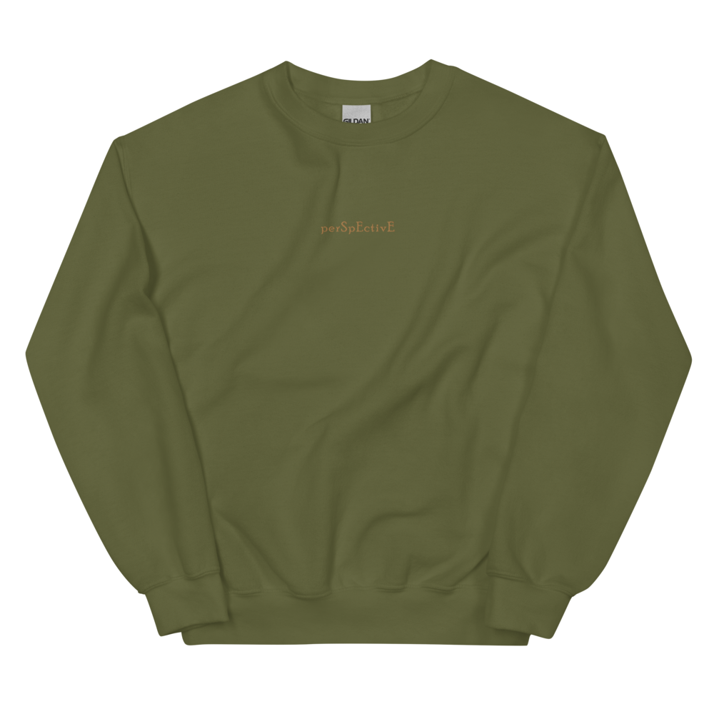Premium Subtle Crewneck (Old Gold Thread)