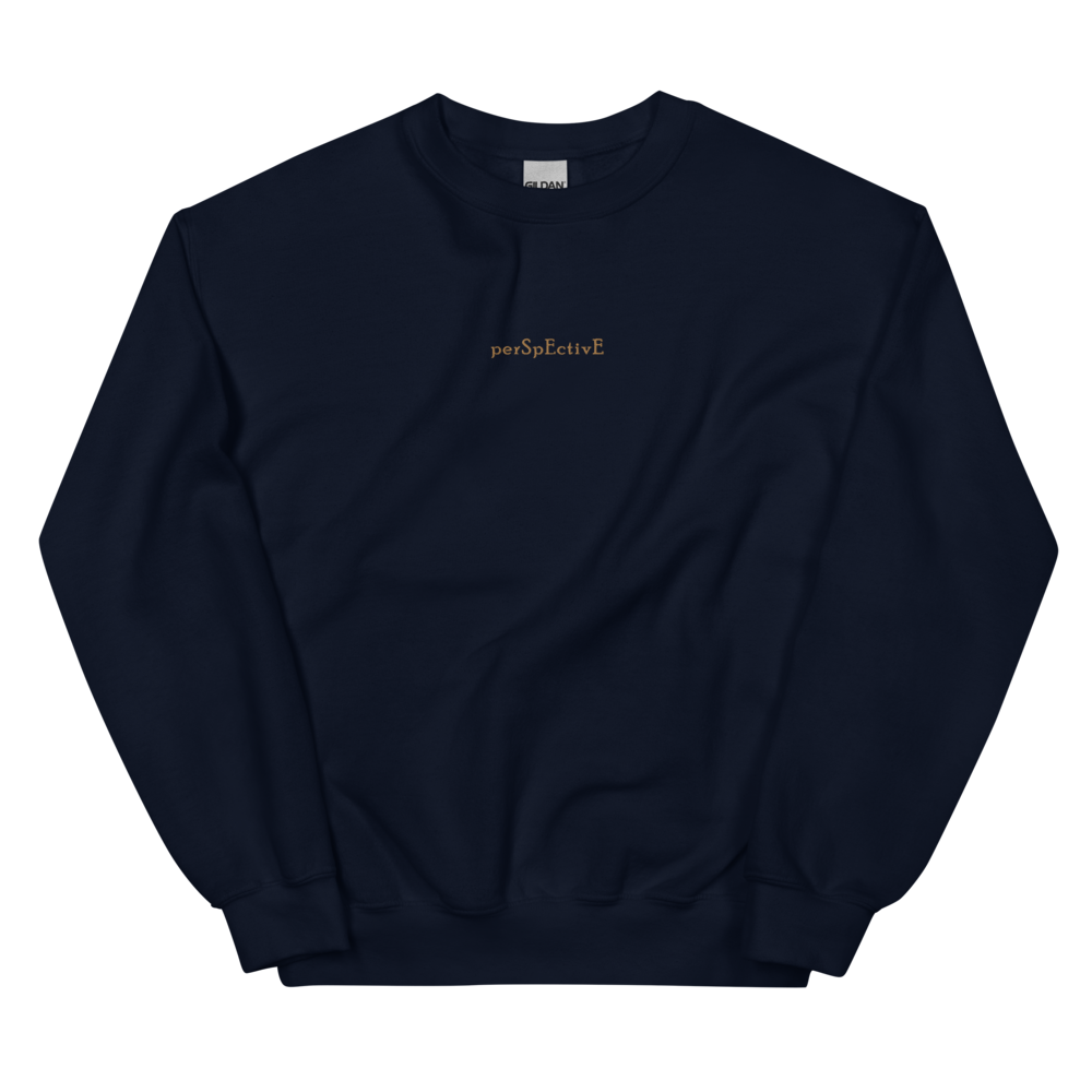 Premium Subtle Crewneck (Old Gold Thread)