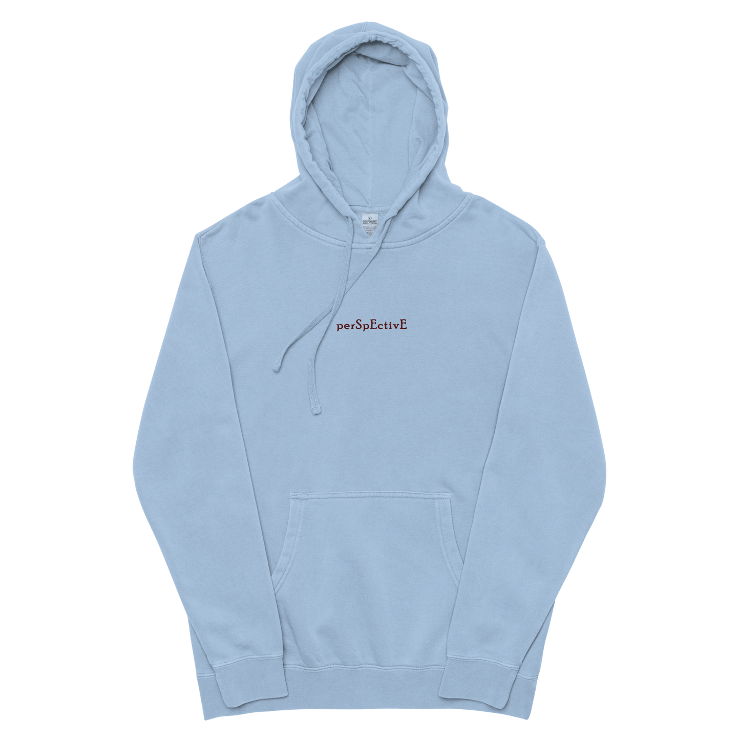 Pigment-Dyed Hoodie (Maroon Thread)