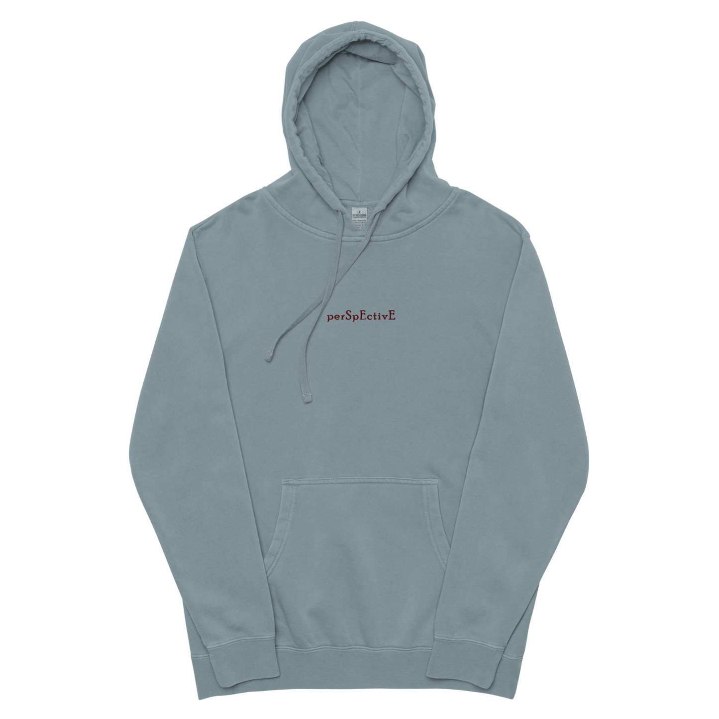Pigment-Dyed Hoodie (Maroon Thread)