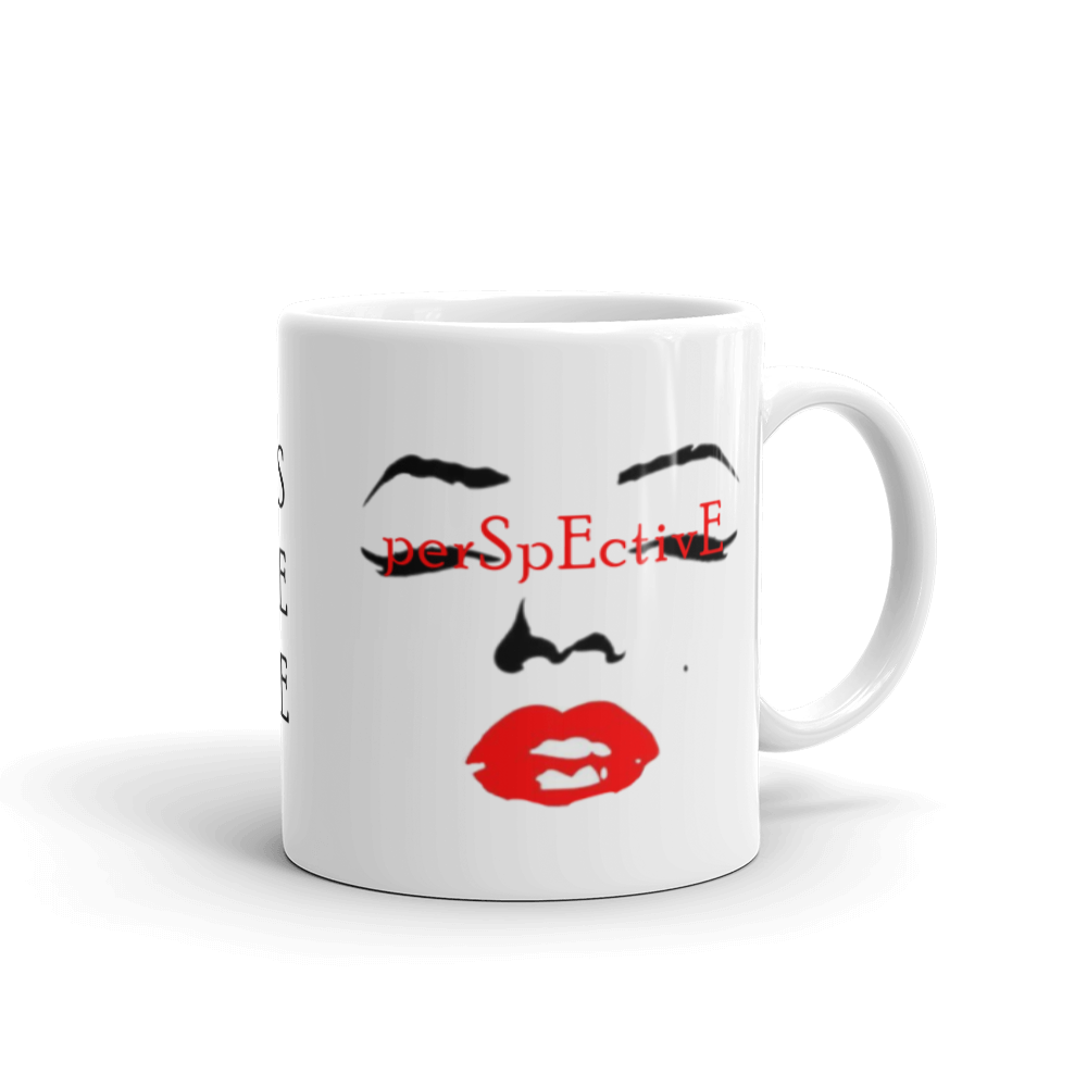 Marilyn White Glossy Mug