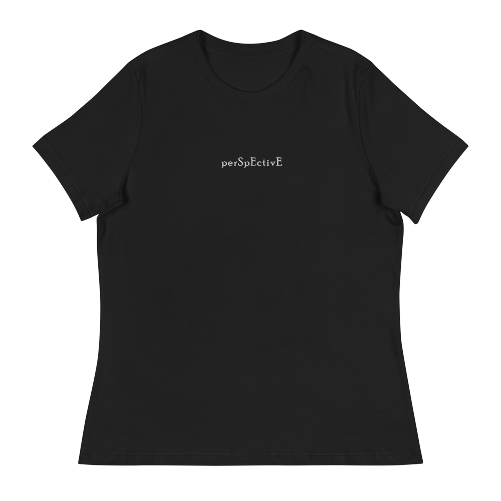 Basic Women's Relaxed Tee (White Thread)