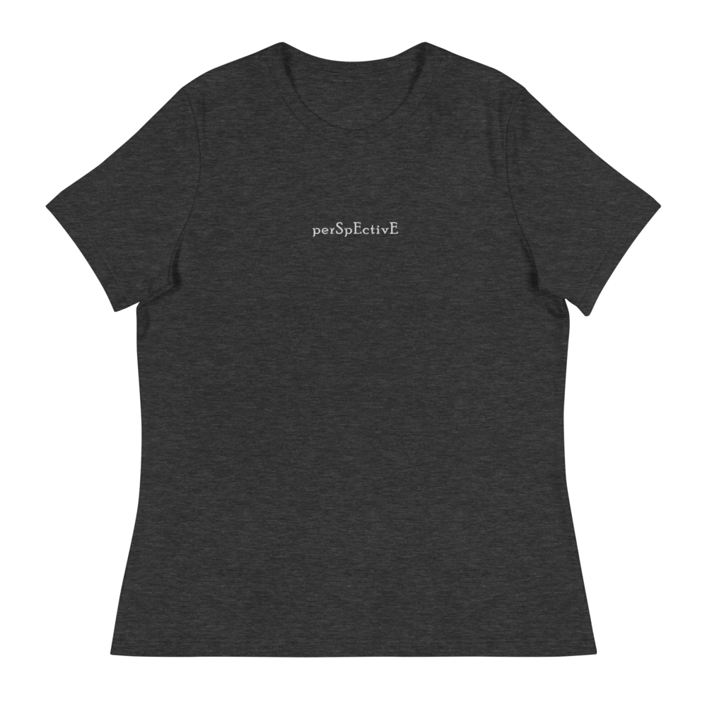 Basic Women's Relaxed Tee (White Thread)