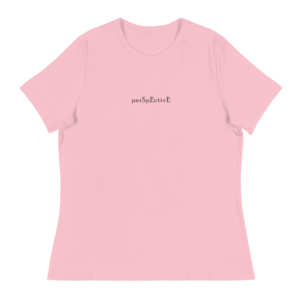Basic Women's Relaxed T-Shirt (Black Print)