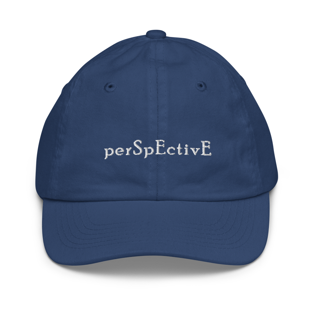 Kid's Baseball Cap (White Thread)