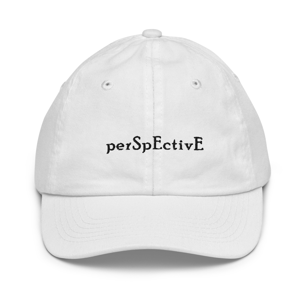 Kid's Baseball Cap (Black Thread)
