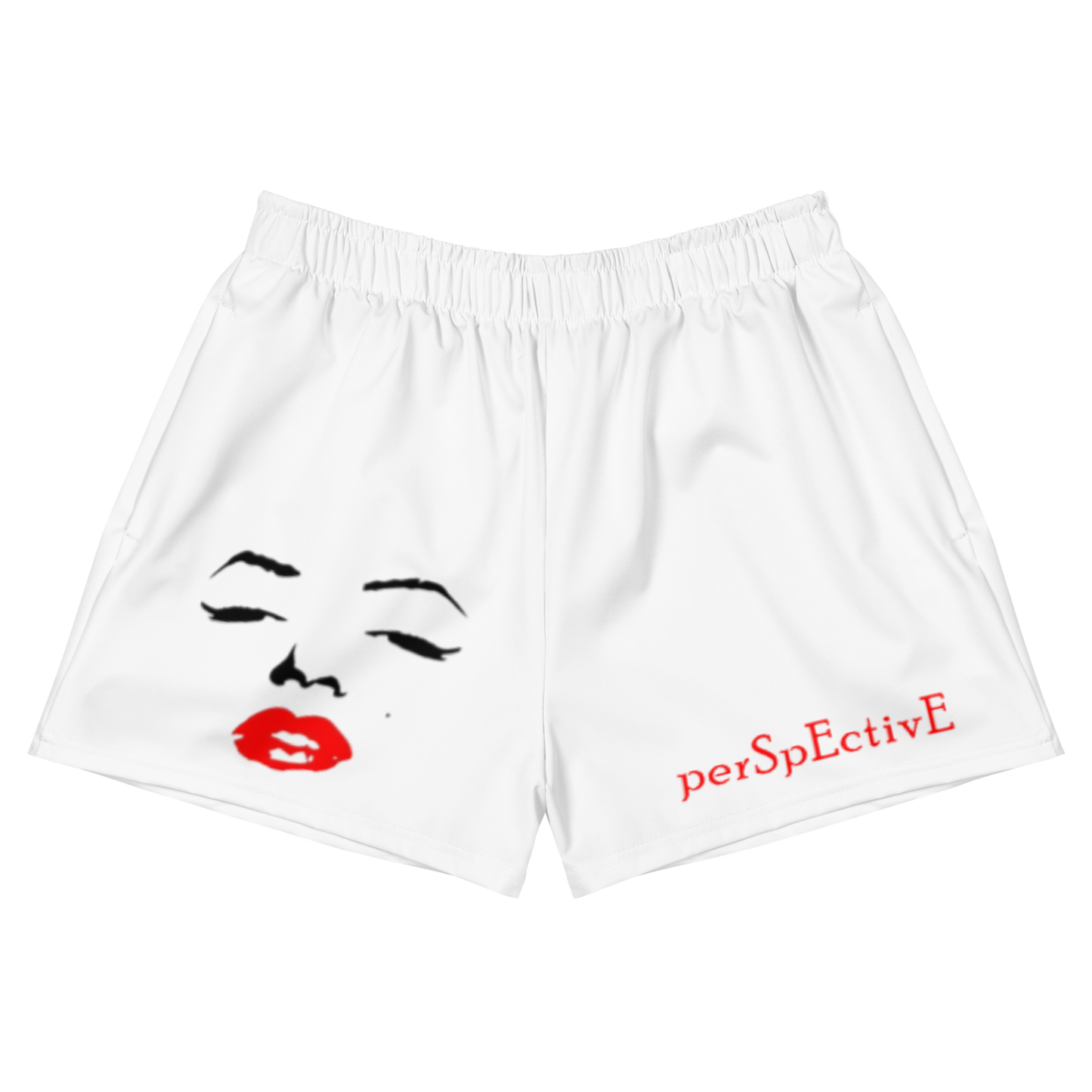 Marilyn Women's Athletic Shorts (White)