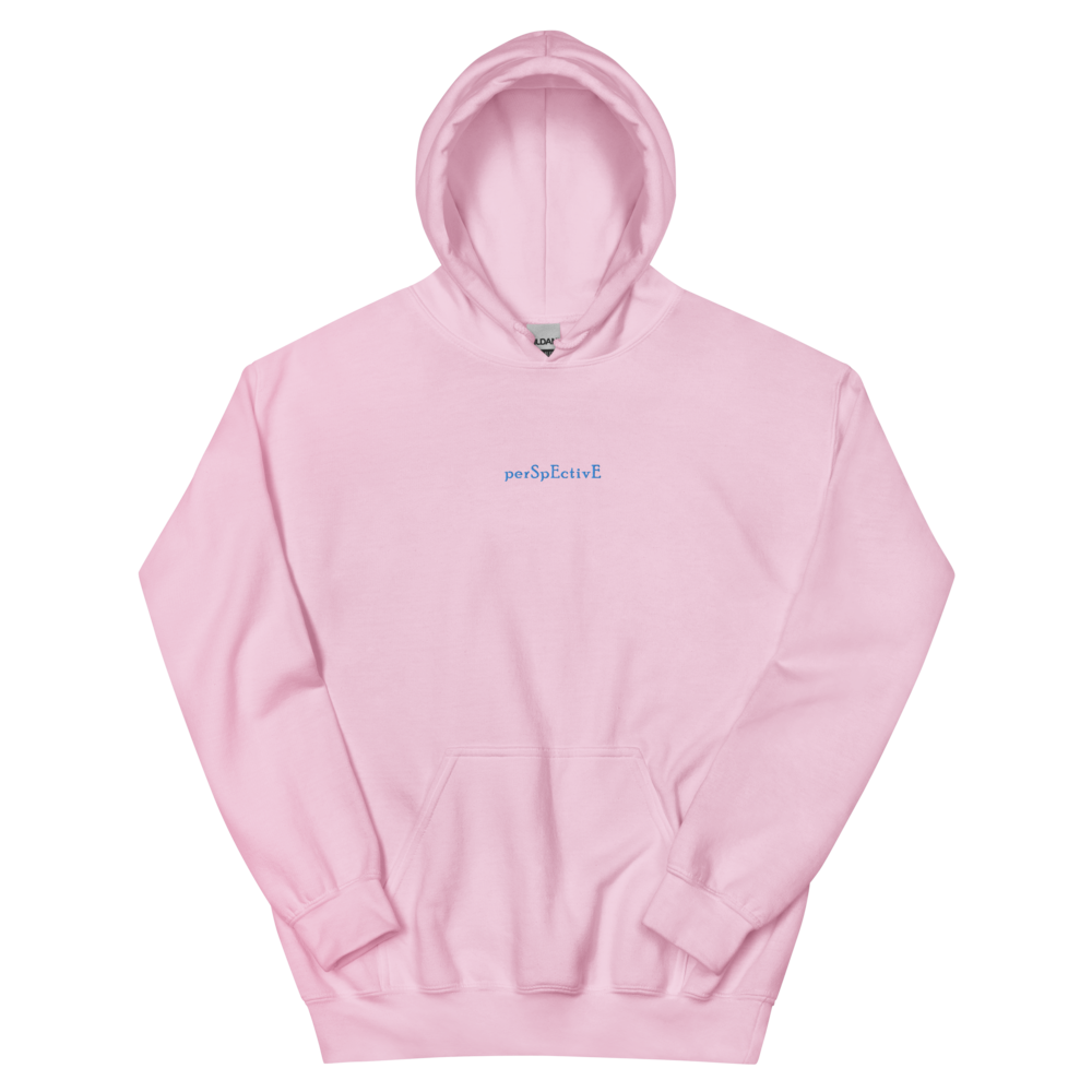 Premium Subtle Hoodie (Light Blue Thread)