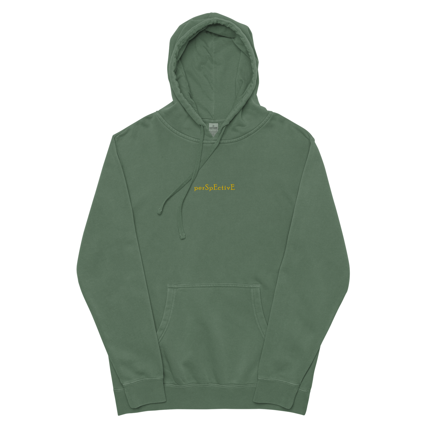 Pigment-Dyed Hoodie (Yellow Thread)